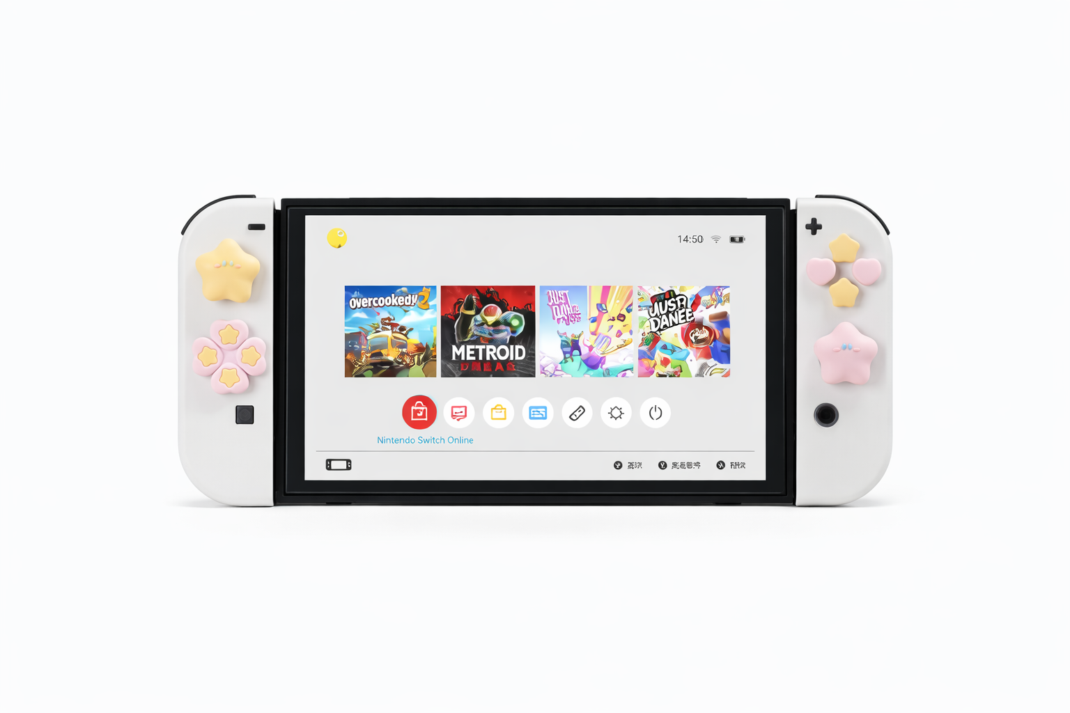 Pastel Star Caps for Nintendo Switch