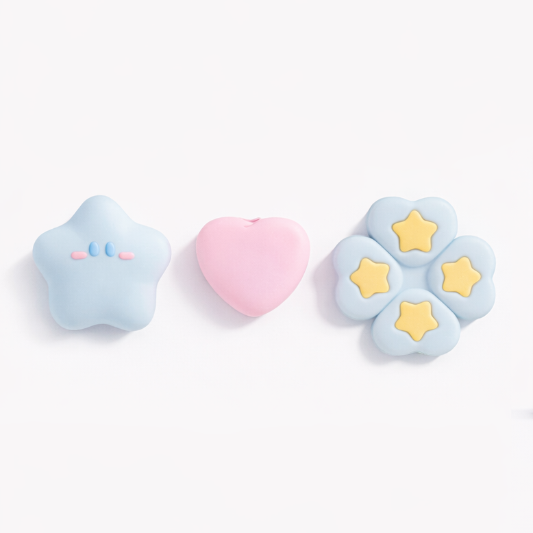Pastel Star Caps for Nintendo Switch