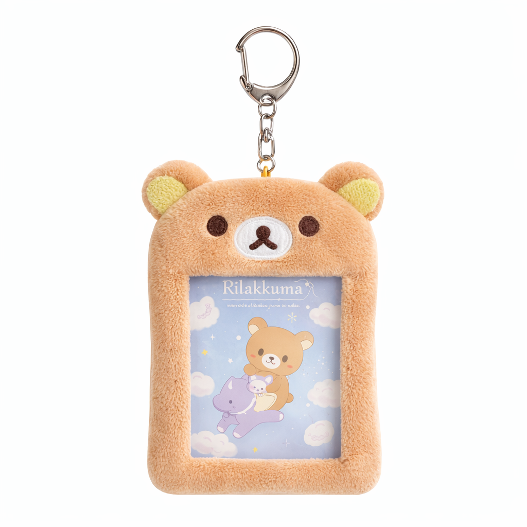 Rilakkuma and Korilakkuma Plush Keychains