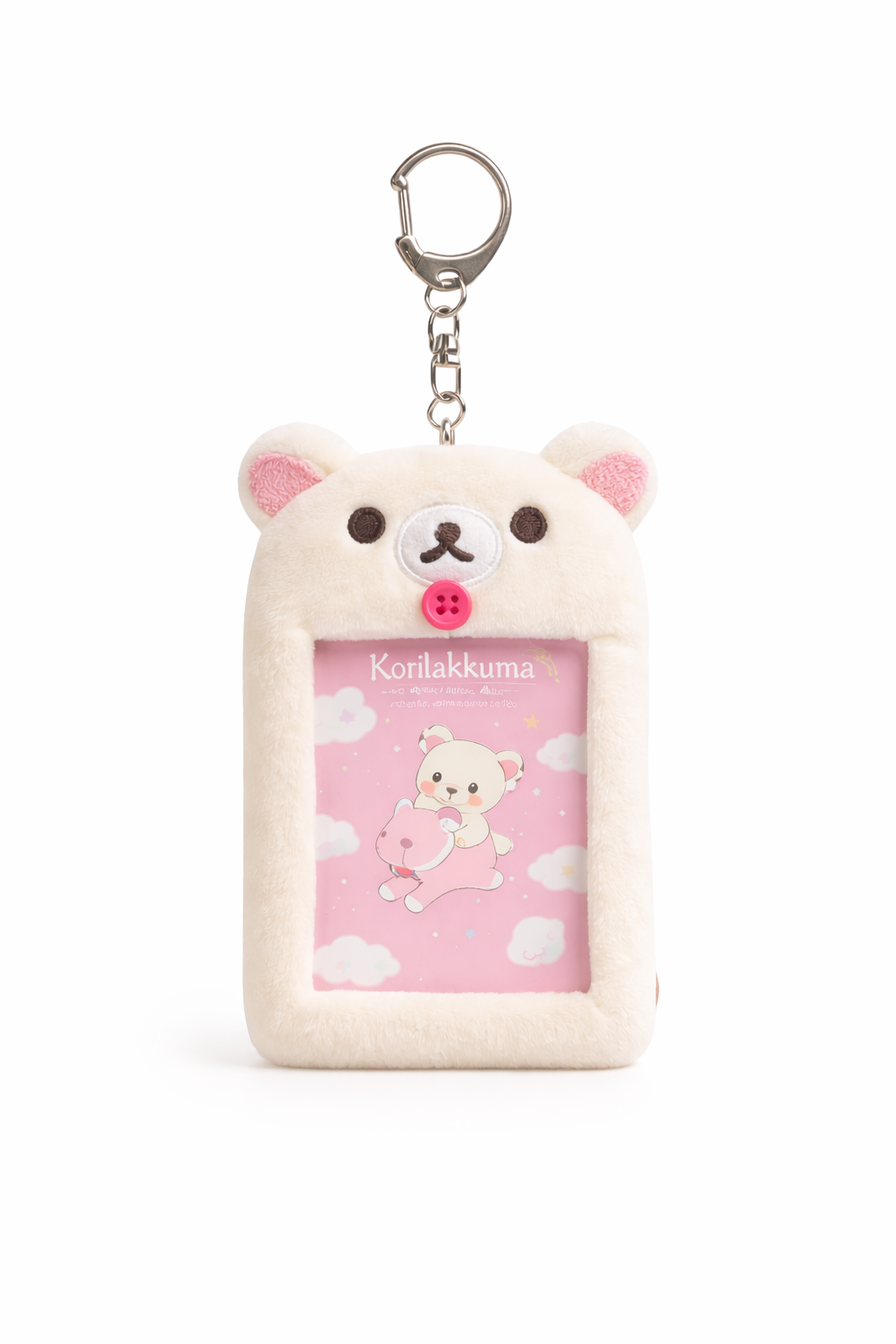 Rilakkuma and Korilakkuma Plush Keychains