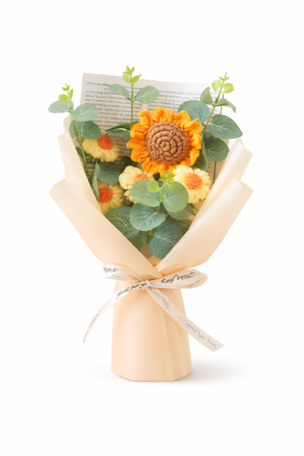  Sunflower Crochet Bouquet