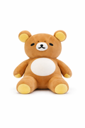 Rilakkuma plush toy adorable oversized bear in a sitting pose, offering comfort and cuteness for relaxation.