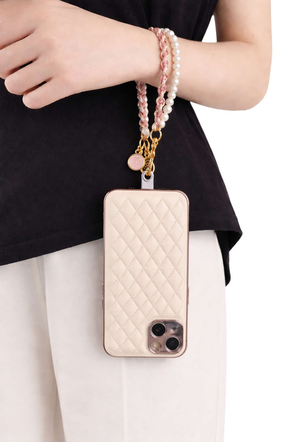 Pearl Phone Charm