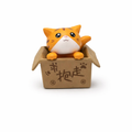 Chonky Orange Tabby Cat in Box Keycap