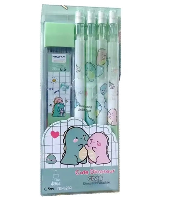 Cute Dinosaur Paradise Pencil Set