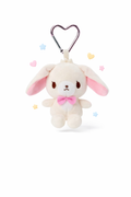 Cream Bunny Plush Keychain