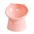 Pink Elevated Cat Bowl